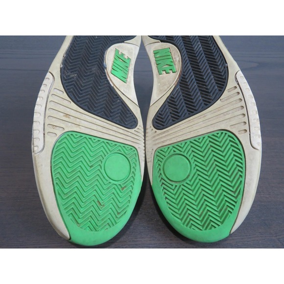 Nike Air Tech Challenge II Shoes Mens 8.5 White Green Tennis Sneakers 318408-100 - Picture 8 of 10